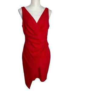 Guess Women's Y2K Red Sleeveless Mini Cocktail‎  Dress Size Small